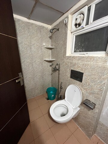 Bathroom in 3 BHK Apartment at Sunworld Arista, Sector 168 – for Rent