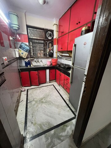 Kitchen in 3 BHK Builder Floor at Patel Nagar – for Rent
