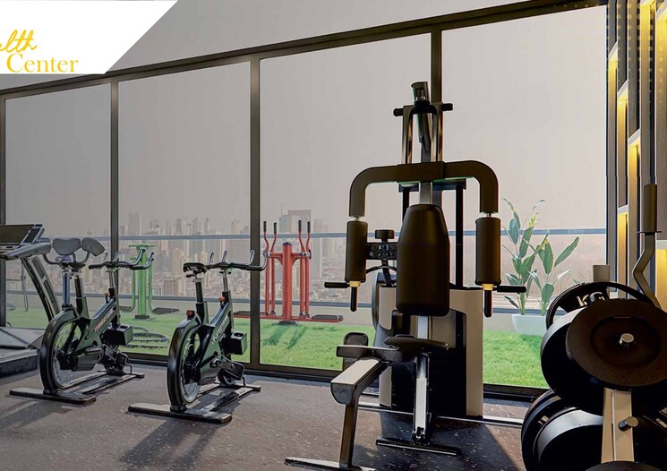 Gym, ev-9-square 3 Bedroom 950 Sq.Ft. Apartment In Vashi Sector 9 Navi Mumbai 9046695