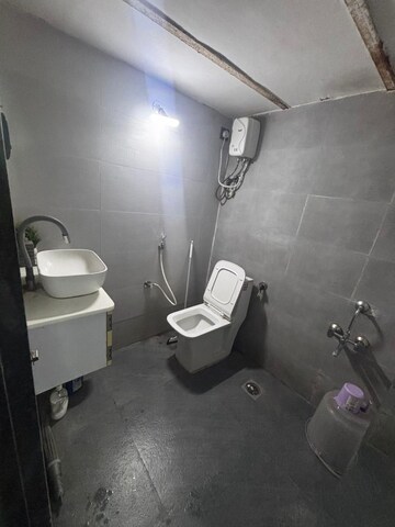 Bathroom in 1 RK Apartment at Royal Palms Piccadilly Condos, Goregaon East – for Rent