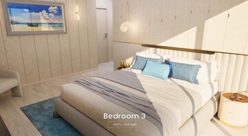 Bedroom in 4 BHK Apartment at Rustomjee Verdant Vistas, Majiwada – for Sale