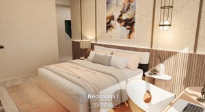 Master Bedroom in 4 BHK Apartment at Rustomjee Verdant Vistas, Majiwada – for Sale