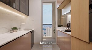 Kitchen in 4 BHK Apartment at Rustomjee Verdant Vistas, Majiwada – for Sale