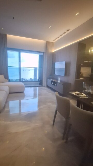 Living Room in 3 BHK Apartment at Rustomjee 180 Bayview, Matunga West – for Sale