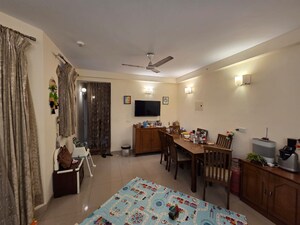 Living Room in 3.5 BHK Penthouse at Unitech Palms, South City 1 – for Sale