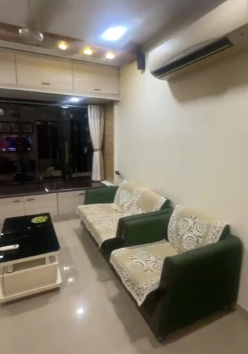 Living Room in 2 BHK Apartment at Cosmos Heritage, Manpada – for Rent