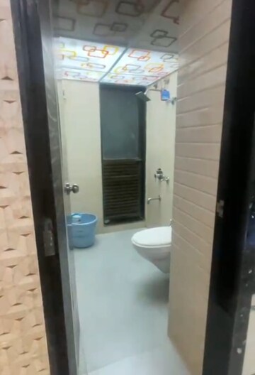 Bathroom in 2 BHK Apartment at Cosmos Heritage, Manpada – for Rent