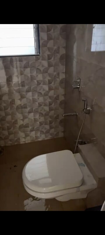 Bathroom in 3 BHK Apartment at Mahavir Square, Manpada – for Rent