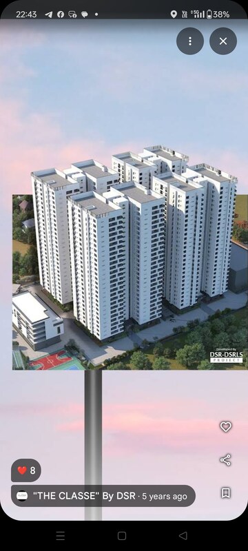 4 BHK Apartment For Rent in DSR The Classe, Narsingi