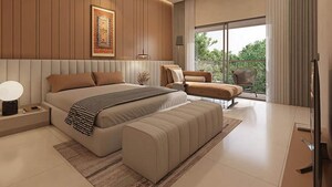 Bedroom in 4 BHK Villa at Goyal Riviera Uno, Soukya Road – for Sale