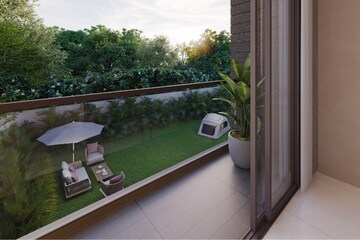 Balcony in 4 BHK Villa at Goyal Riviera Uno, Soukya Road – for Sale