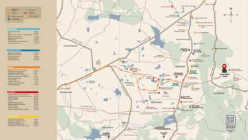 4 BHK Villa – Map Location View at Goyal Riviera Uno, Soukya Road - for Sale