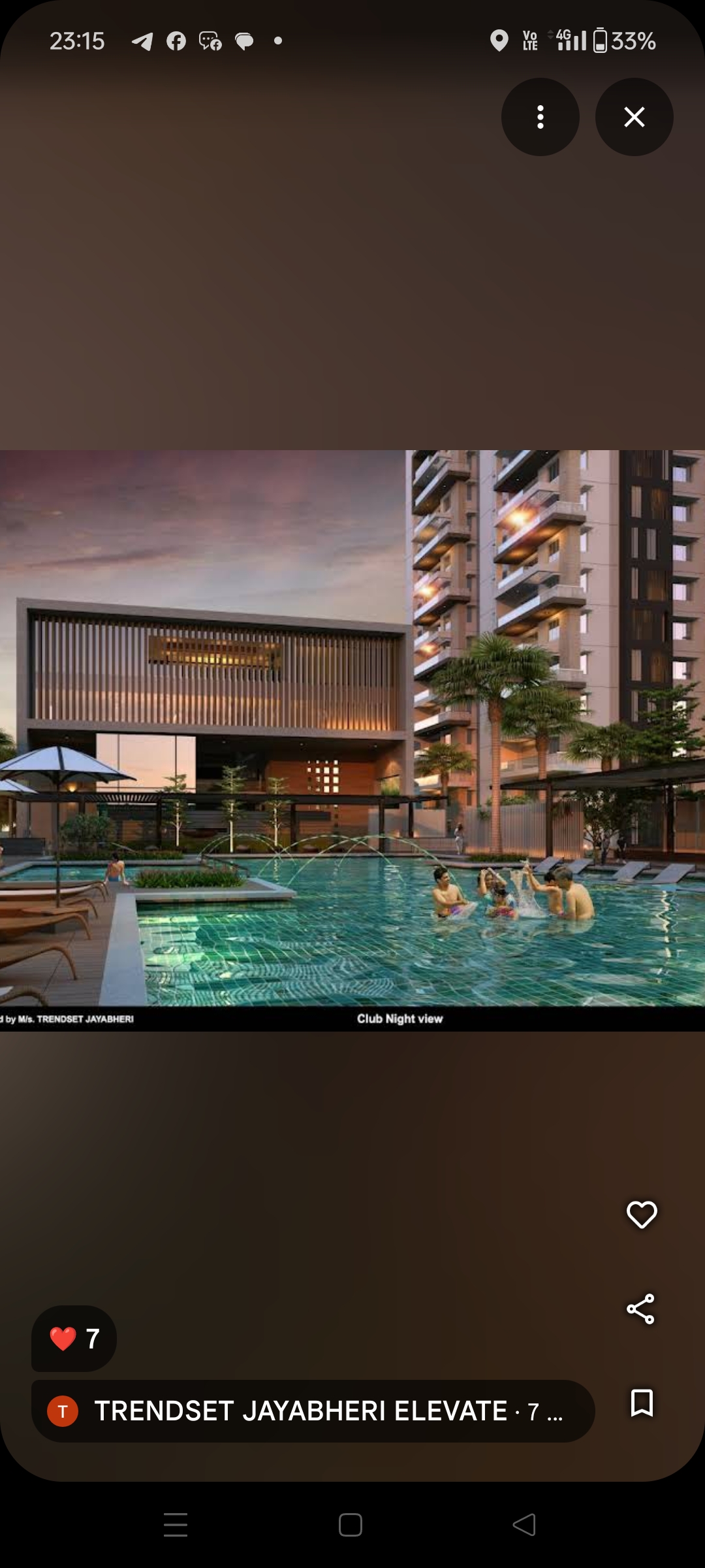 4 BHK + Pooja Room Apartment For Rent in Trendset Jayabheri Elevate