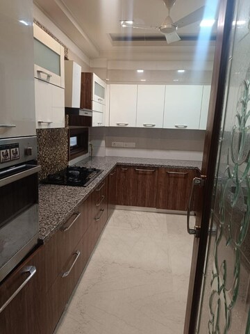 Kitchen in 4 BHK Builder Floor at Florence Nightingale Lane, Green Park – for Rent