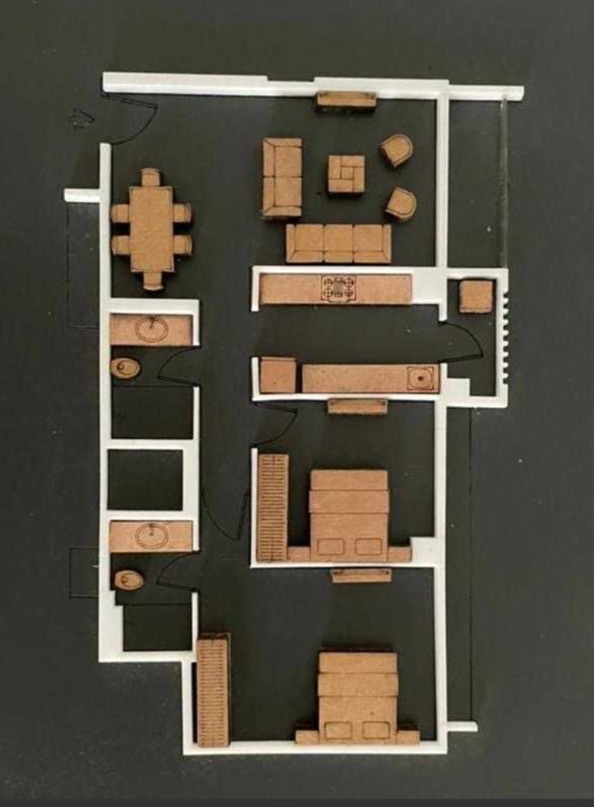 2 BHK + Extra Room 1097 Sq.Ft. Apartment in Godrej The Trees