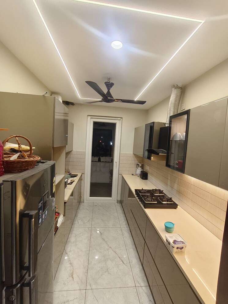 Kitchen, hlp-palmillas 3 Bedroom 1450 Sq.Ft. Apartment In Vip Road Zirakpur 9046924