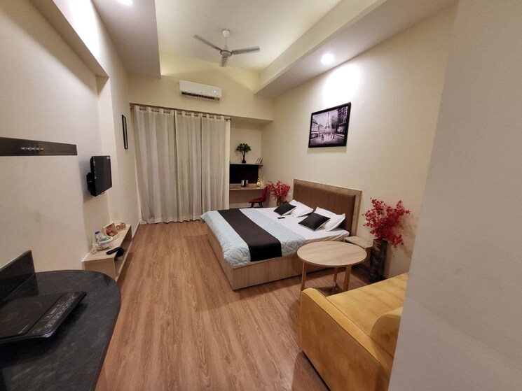 Bedroom, savviour-manoharram Studio 550 Sq.Ft. Apartment In Gaur Yamuna City Greater Noida 9046929