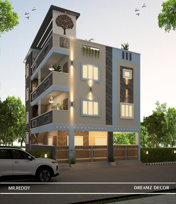 6 BHK Independent House – Exterior View View at Hbr Layout - for Sale