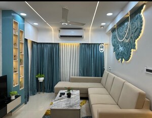 Living Room in 3 BHK Apartment at Gera World of Joy, Kharadi – for Sale