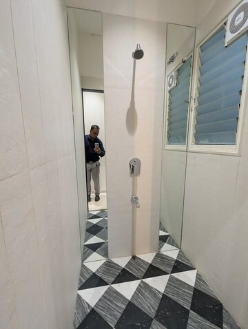 Bathroom in 1 BHK Apartment at Arihant Aarohi, Padle – for Sale