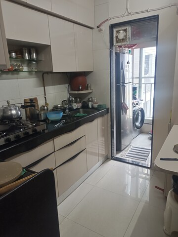 Kitchen in 2.5 BHK Apartment at Ashar Metro Towers, Vartak Nagar – for Sale