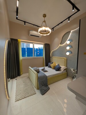 Living Room in 2 BHK Apartment at Magnum Tower Mumbra, Mumbra – for Sale