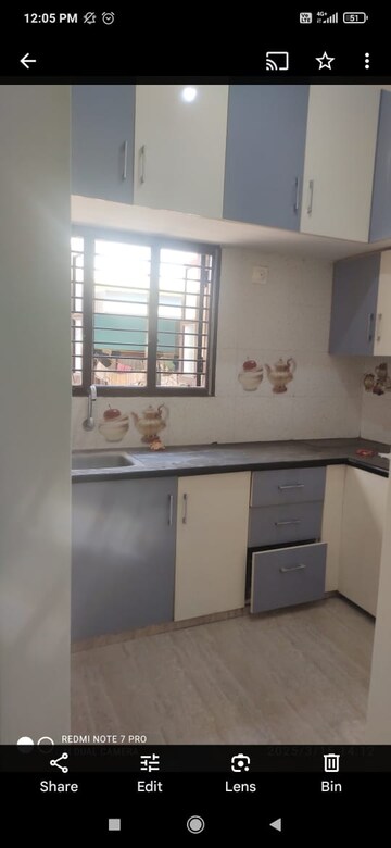 Kitchen in 2 BHK Builder Floor at Rahmath Nagar – for Rent