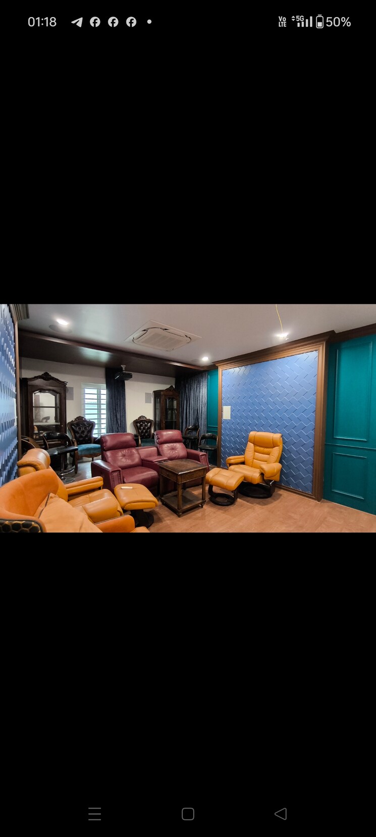 Living Room, aditya-royal-palm 5 Bedroom 6000 Sq.Ft. Villa In Shaikpet Hyderabad 9046983