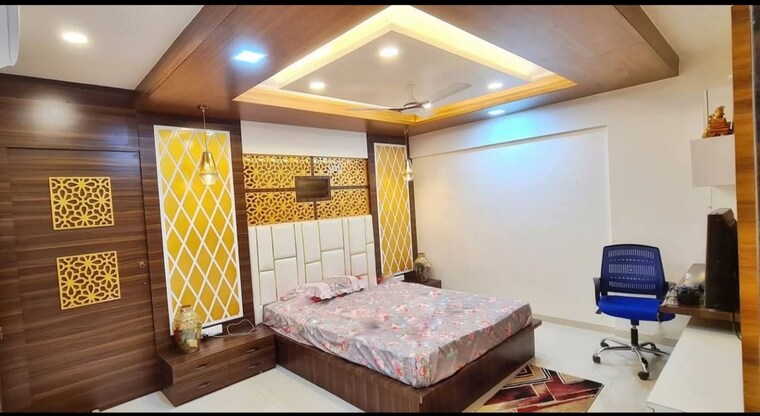 Bedroom, global-precioso-apartment 3 Bedroom 3350 Sq.Ft. Apartment In Kharadi Pune 9046986