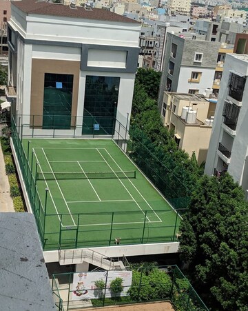 Balcony in 3 BHK Apartment at Greenmark Galaxy, Kondapur – for Rent
