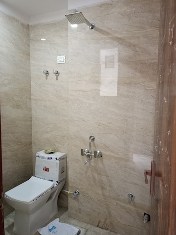 Bathroom in 2 BHK Builder Floor at Chattarpur – for Rent
