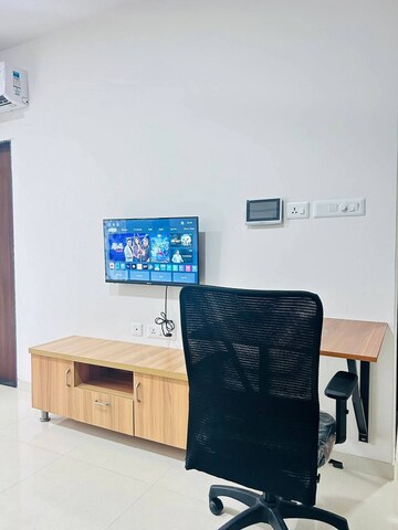 Bedroom in Studio Apartment at Gera World of Joy, Kharadi – for Rent