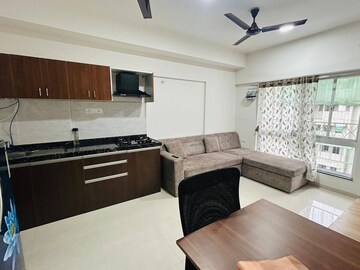 Bedroom in Studio Apartment at Gera World of Joy, Kharadi – for Rent