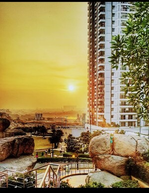 4 BHK Apartment – Exterior View View at Cybercity Rainbow Vistas Rock Gardens, Hi Tech City - for Sale