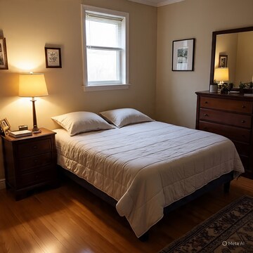 Bedroom in 1 BHK Apartment at Muni Ki Reti  – for Rent