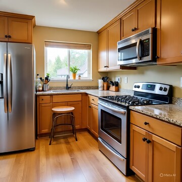 Kitchen in 1 BHK Apartment at Muni Ki Reti  – for Rent