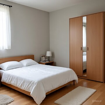 Bedroom in 1 BHK Apartment at Muni Ki Reti  – for Rent