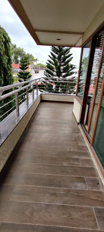 Balcony in 4 BHK Apartment at Brigade Rhapsody, Palace Road – for Rent