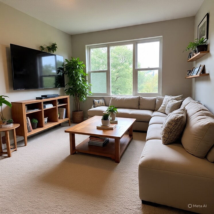 Living Room, muni ki reti 2 Bedroom 1000 Sq.Ft. Apartment In Muni Ki Reti  Rishikesh 9047100