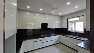 Kitchen in 4 BHK Builder Floor at Sushant Lok 3, Sector 57 – for Sale