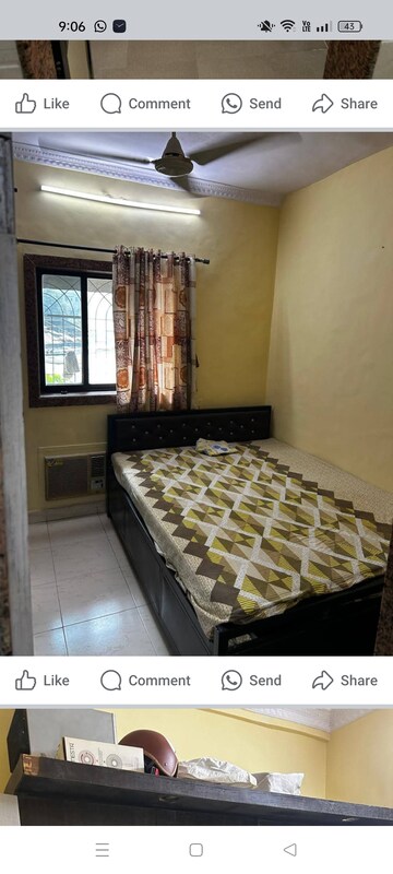 Bedroom in 2 BHK Apartment at Nirman CHS Malad West, Malad West – for Rent