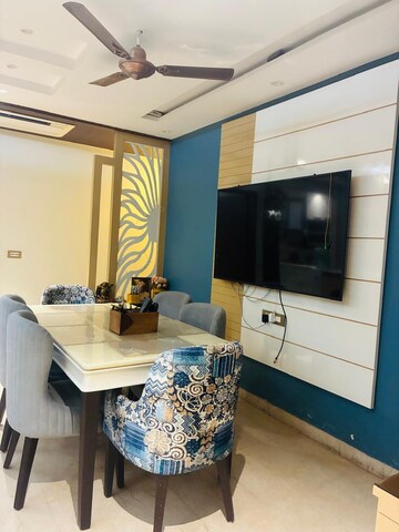 Living Room in 3 BHK Builder Floor at Paschim Vihar – for Rent