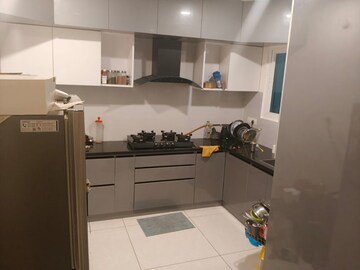 Kitchen in 3 BHK Apartment at Aparna Sarovar Zenith, Nallagandla – for Rent