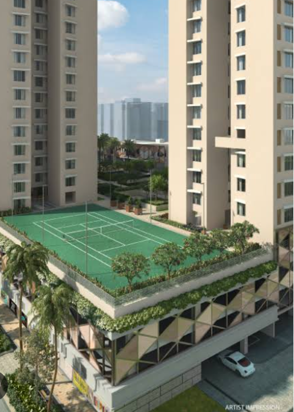 2 BHK Apartment For Rent in Kalpataru Radiance