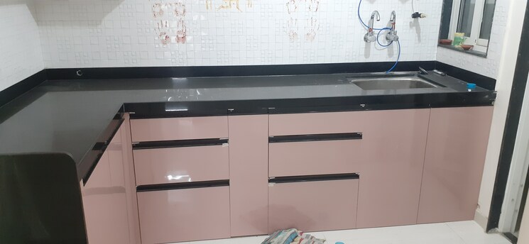 Kitchen, basil-mondale 3 Bedroom 938 Sq.Ft. Apartment In Mundhwa Pune 9047324