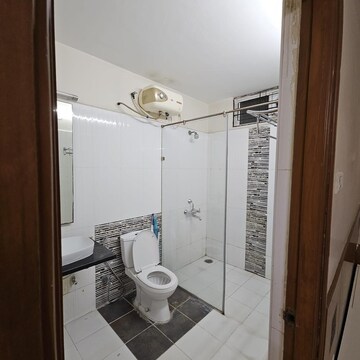Bathroom in 3 BHK Apartment at Sindhu Blossums, Kondapur – for Rent