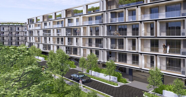 Exterior View, signature-global-daxin-vistas 2.5 Bedroom 1280 Sq.Ft. Builder Floor In Bhondsi Gurgaon 9047487