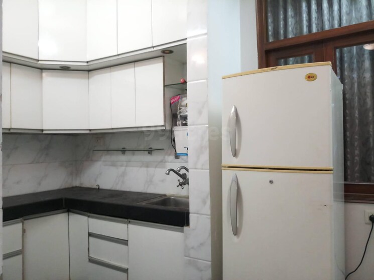 Kitchen, lajpat nagar 2 Bedroom 900 Sq.Ft. Builder Floor In Lajpat Nagar Delhi 9047520