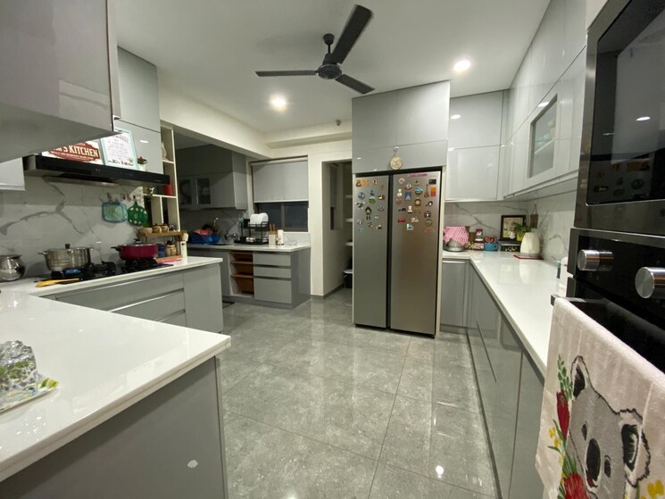 Kitchen, kakkanad 3 Bedroom 3120 Sq.Ft. Apartment In Kakkanad Kochi 9047566