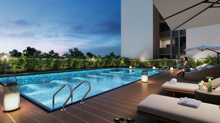 Swimming Pool, anekal 2 Bedroom 1210 Sq.Ft. Apartment In Anekal Bangalore 9041690